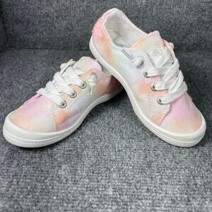Roxy Youth RG Bayshore 4 Slip On Sneaker Size 13 Toddler Pink Casual